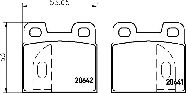 Pagid T4077 - Bremžu uzliku kompl., Disku bremzes adetalas.lv