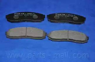 Parts-Mall PKB-003 - Bremžu uzliku kompl., Disku bremzes adetalas.lv