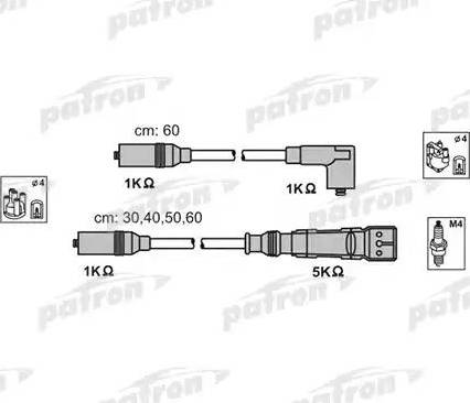 Patron PSCI1000 - Augstsprieguma vadu komplekts adetalas.lv