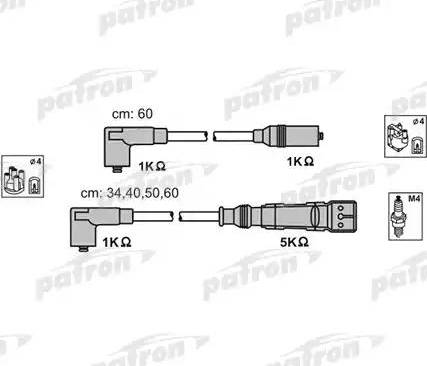 Patron PSCI1003 - Augstsprieguma vadu komplekts adetalas.lv