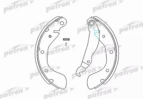 Patron PSP335 - Bremžu loku komplekts adetalas.lv