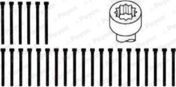 Payen HBS063 - Cilindru galvas skrūvju komplekts adetalas.lv