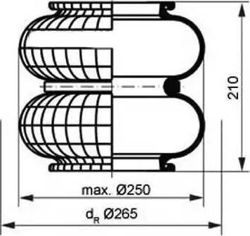 PE Automotive 084.069-40A - Pneimoatsperes spilvens, Pneimopiekare adetalas.lv