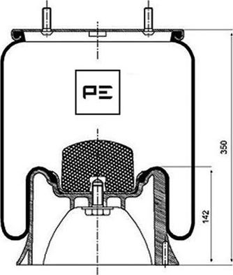 PE Automotive 084.100-72A - Pneimoatsperes spilvens, Pneimopiekare adetalas.lv