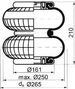 PE Automotive 084.127-11A - Pneimoatsperes spilvens, Pneimopiekare adetalas.lv