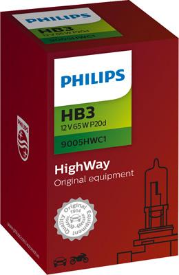 PHILIPS 9005HWC1 - Kvēlspuldze, Tālās gaismas lukturis adetalas.lv