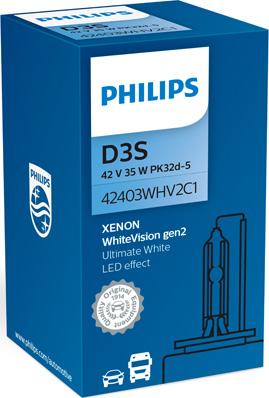 PHILIPS 42403WHV2C1 - Kvēlspuldze, Tālās gaismas lukturis adetalas.lv