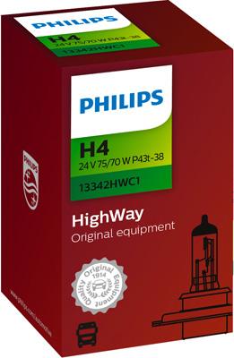 PHILIPS 13342HWC1 - Kvēlspuldze, Tālās gaismas lukturis adetalas.lv