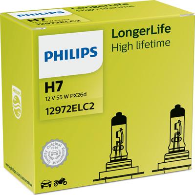 PHILIPS 12972ELC2 - Kvēlspuldze, Tālās gaismas lukturis adetalas.lv