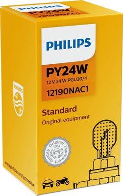 PHILIPS 12190NAC1 - Kvēlspuldze, Pagriezienu signāla lukturis adetalas.lv