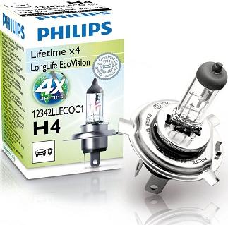 PHILIPS 12342LLECOC1 - Kvēlspuldze, Tālās gaismas lukturis adetalas.lv