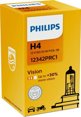 PHILIPS 12342PRC1 - Kvēlspuldze, Tālās gaismas lukturis adetalas.lv