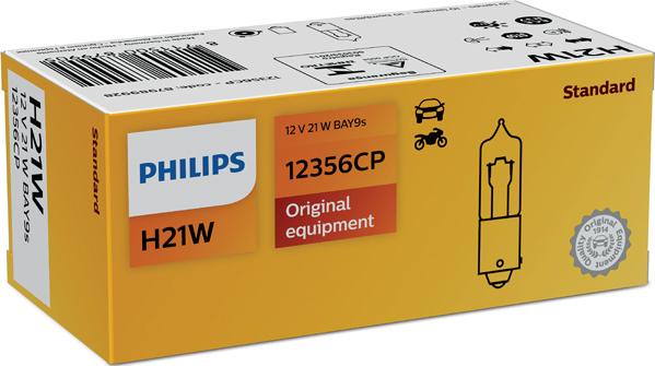 PHILIPS 12356CP - Kvēlspuldze, Pagriezienu signāla lukturis adetalas.lv