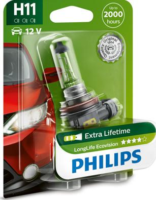 PHILIPS 12362LLECOB1 - Kvēlspuldze, Tālās gaismas lukturis adetalas.lv