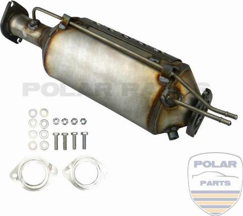 PolarParts 10001462 - Nosēdumu / Daļiņu filtrs, Izplūdes gāzu sistēma adetalas.lv