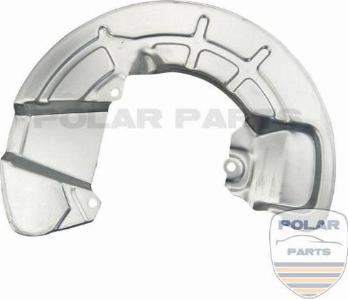 PolarParts 10001210 - Dubļu sargs, Bremžu disks adetalas.lv