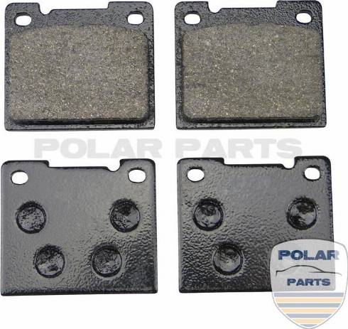 PolarParts 10002253 - Bremžu uzliku kompl., Disku bremzes adetalas.lv