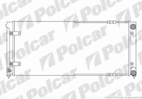 Polcar 672008A1 - Radiators, Motora dzesēšanas sistēma adetalas.lv