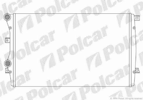 Polcar 1331082X - Radiators, Motora dzesēšanas sistēma adetalas.lv