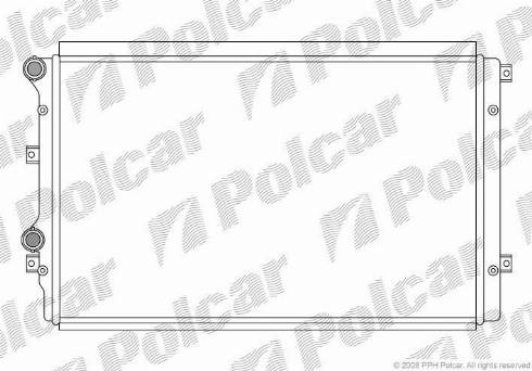 Polcar 133108-2 - Radiators, Motora dzesēšanas sistēma adetalas.lv