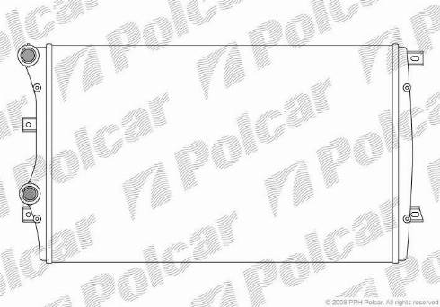 Polcar 133108A2 - Radiators, Motora dzesēšanas sistēma adetalas.lv