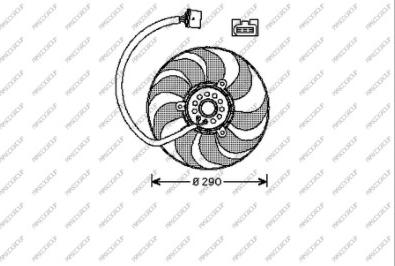 Prasco AD200F007 - Ventilators, Motora dzesēšanas sistēma adetalas.lv