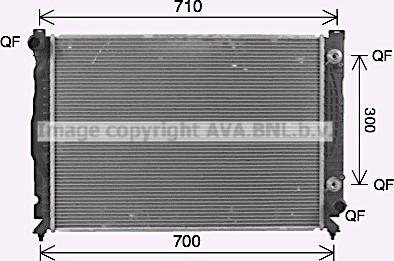 Prasco AI2431 - Radiators, Motora dzesēšanas sistēma adetalas.lv