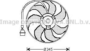 Prasco AI7509 - Ventilators, Motora dzesēšanas sistēma adetalas.lv