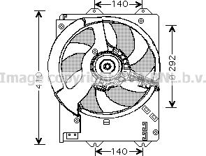 Prasco AU7501 - Ventilators, Motora dzesēšanas sistēma adetalas.lv