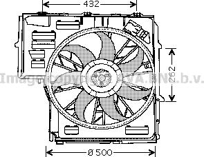 Prasco BW7505 - Ventilators, Motora dzesēšanas sistēma adetalas.lv