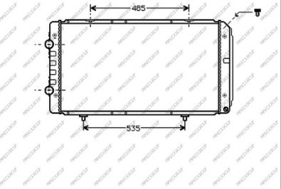 Prasco CI952R001 - Radiators, Motora dzesēšanas sistēma adetalas.lv