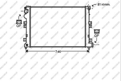 Prasco CI053R006 - Radiators, Motora dzesēšanas sistēma adetalas.lv