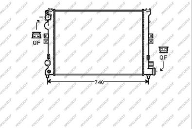 Prasco CI053R002 - Radiators, Motora dzesēšanas sistēma adetalas.lv