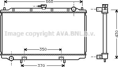 Prasco DN2181 - Radiators, Motora dzesēšanas sistēma adetalas.lv