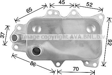 Prasco FD3684 - Eļļas radiators, Motoreļļa adetalas.lv