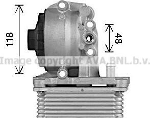 Prasco FD3623H - Eļļas radiators, Motoreļļa adetalas.lv