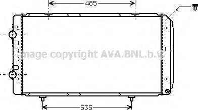 Prasco PE2268 - Radiators, Motora dzesēšanas sistēma adetalas.lv