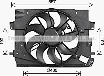 Prasco RT7662 - Ventilators, Motora dzesēšanas sistēma adetalas.lv