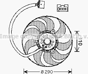 Prasco VN7522 - Ventilators, Motora dzesēšanas sistēma adetalas.lv