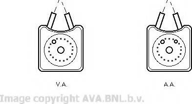 Prasco VW3147 - Eļļas radiators, Motoreļļa adetalas.lv