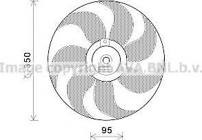 Prasco VW7511 - Ventilators, Motora dzesēšanas sistēma adetalas.lv