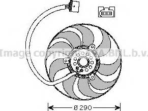 Prasco VW7522 - Ventilators, Motora dzesēšanas sistēma adetalas.lv