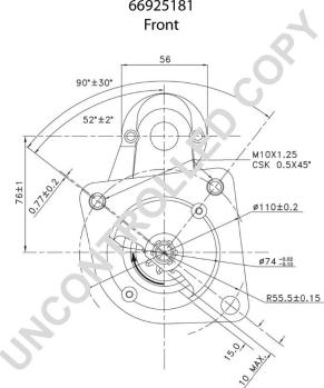 Prestolite Electric 66925181 - Starteris adetalas.lv