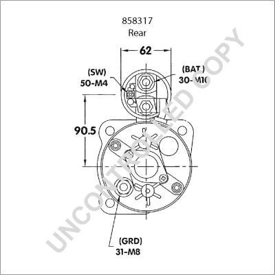 Prestolite Electric 858317 - Starteris adetalas.lv