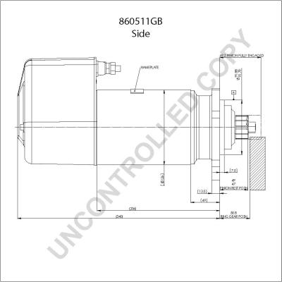 Prestolite Electric 860511GB - Starteris adetalas.lv