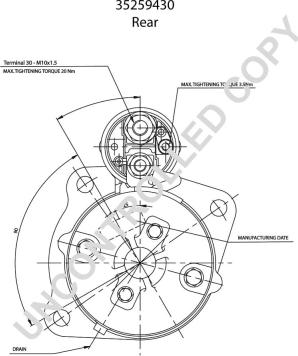 Prestolite Electric 35259430 - Starteris adetalas.lv