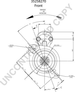 Prestolite Electric 35258270 - Starteris adetalas.lv