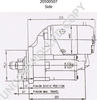 Prestolite Electric 20500507 - Starteris adetalas.lv