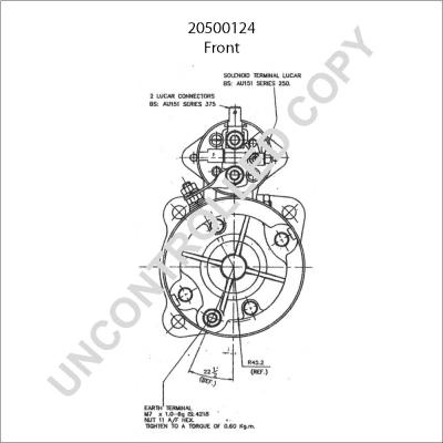 Prestolite Electric 20500124 - Starteris adetalas.lv