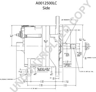 Prestolite Electric A0012500LC - Ģenerators adetalas.lv